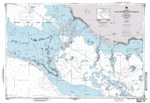 NGA Chart 27211: Cayo Yuraguana to Cayos Manopla