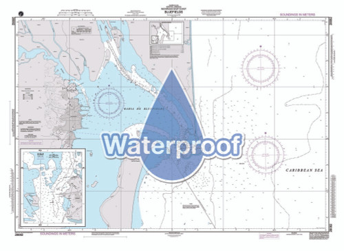 Waterproof NGA Chart 28082: Bluefields