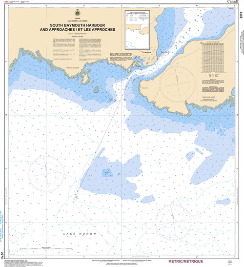 CHS Chart 2273: South Baymouth Harbour and Approaches