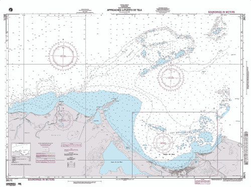 NGA Chart 28171: Gulf of Honduras