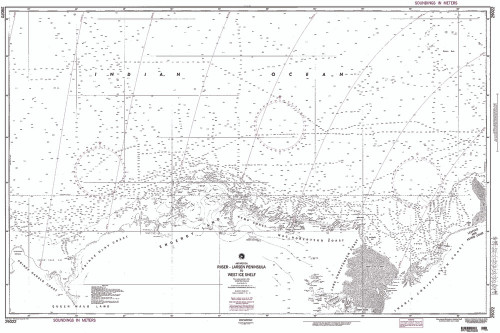 NGA Chart 29022: Riiser Larsen Pen to West Ice Shelf Ant