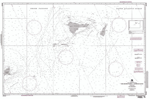 NGA Chart 29104: King George Island to Clarence Island
