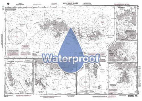 Waterproof NGA Chart 29107: South Orkney Islands