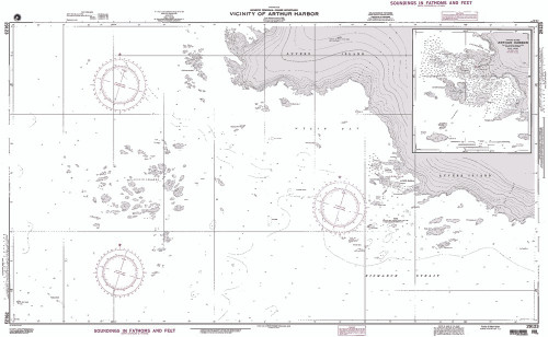 NGA Chart 29123: Approaches to Arthur Harbor