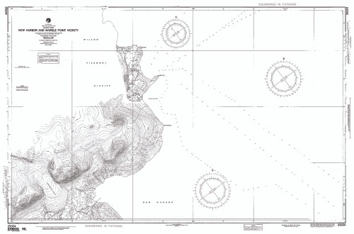 NGA Chart 29324: New Hbr and Marble P Vicinity Mcmurdo S