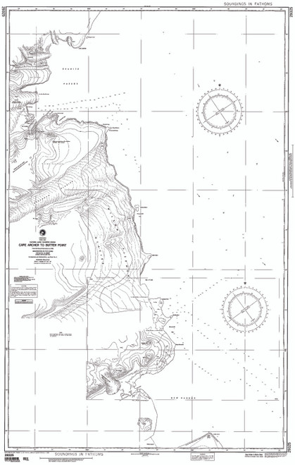 NGA Chart 29325: Cape Archer to Butter Point