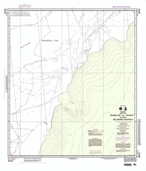 NGA Chart 29742: Vahsel Bay and Vicinity Including Belgrano Station Ii
