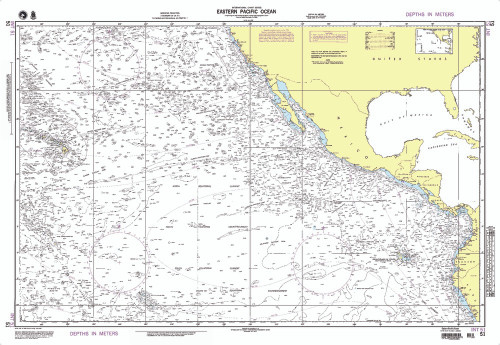 NGA Chart 51: Eastern Pacific Ocean