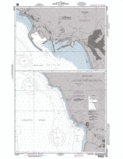 NGA Chart 51225: Agadir and Approaches