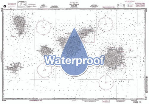 Waterproof NGA Chart 51260: Canary Islands - Western Group