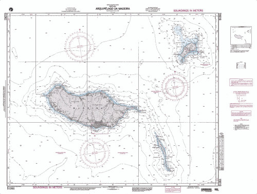 NGA Chart 51261: Arquipelago Da Madeira