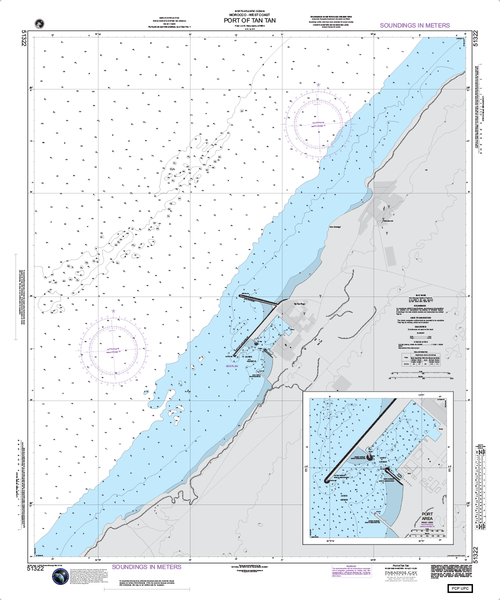 NGA Chart 51322: Morocco - West Coast - Port of Tan Tan