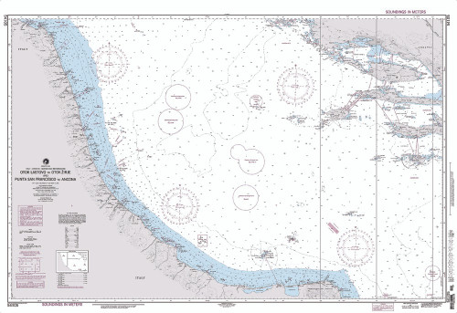 NGA Chart 54105: Otok Lastovo to Otok Zirje and Punta San Francesco to Ancona