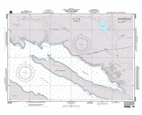 NGA Chart 54230: Port Of Neum