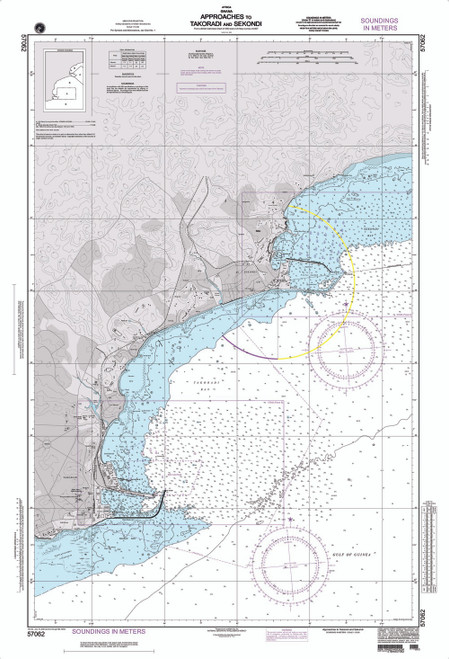 NGA Chart 57062: Approaches to Takoradi and Sekondi