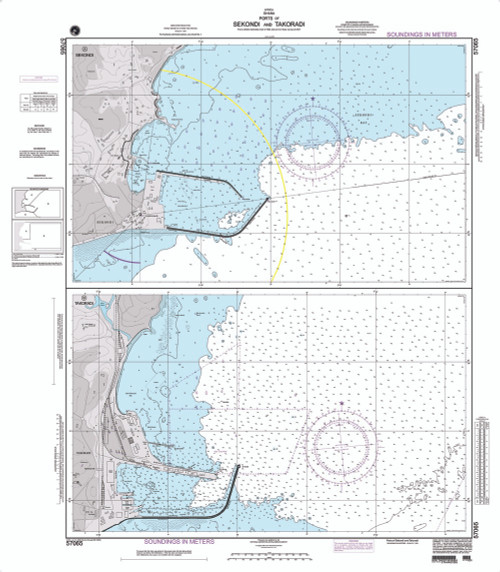 NGA Chart 57065: Ports Of Sekondi and Takoradi