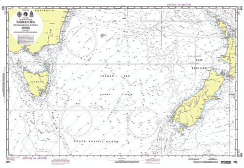 NGA Chart 601: Tasman Sea [New Zealand to Se Australia]