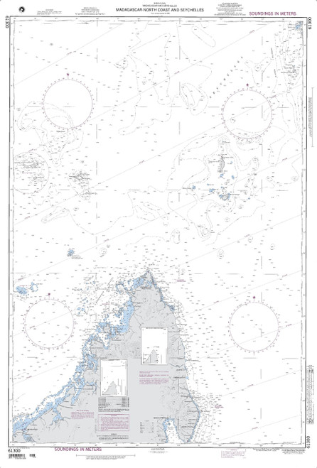 NGA Chart 61300: Madagascar - North Coast & Seychelles