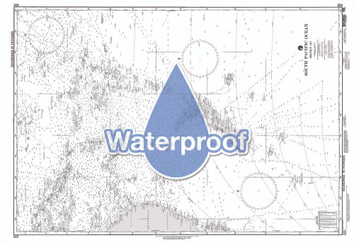 Waterproof NGA Chart 622: South Pacific Ocean Sheet Iii