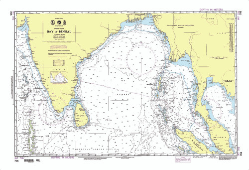 NGA Chart 706: Bay of Bengal [Indian Ocean]