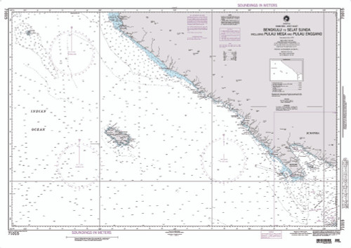 NGA Chart 71015: Bengkulu to Selat Sunda Including Pulau Mega and Pulau Enggano