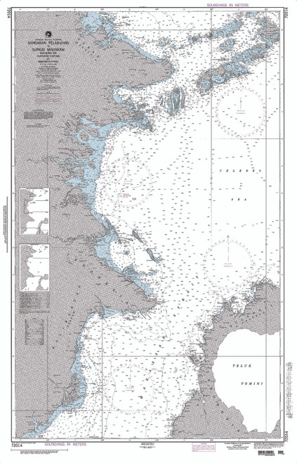 NGA Chart 72014: Sandakan Pelabuhan to Sungai Mahakam