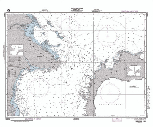 NGA Chart 72173: Makassar Strait - North Part