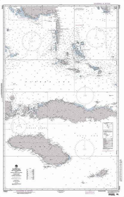 NGA Chart 73002: Flores Sea [and Nusa Tenggara] Indonesia