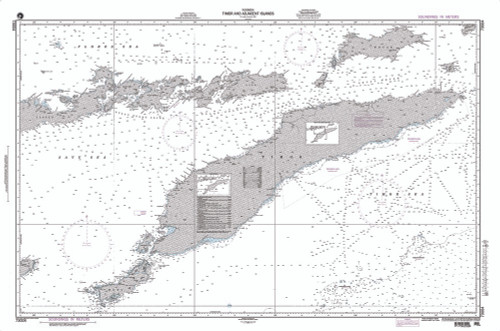 NGA Chart 73004: Timor and Adjacent Islands Indonesia