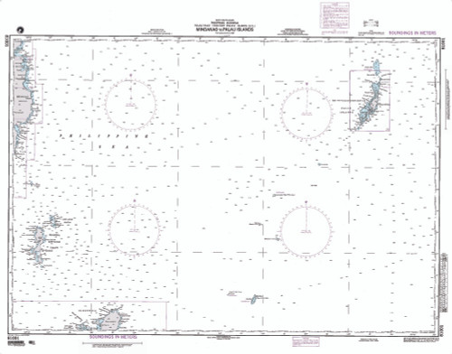 NGA Chart 81001: Mindanao to Palau Islands - Philippines