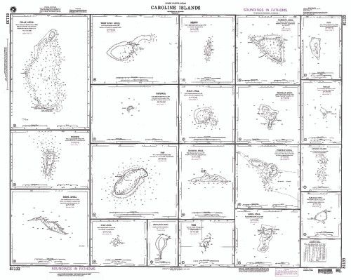 NGA Chart 81133: Pulap Atoll, Caroline Islands