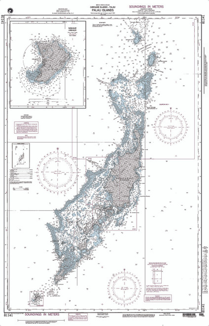 NGA Chart 81141: Palau Is [Caroline Islands]