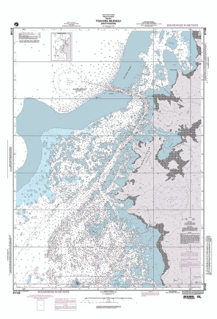 NGA Chart 81148: Toachel Mlengui