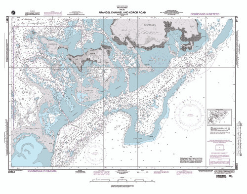 NGA Chart 81151: Arangel Channel and Koror Road