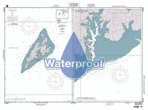 Waterproof NGA Chart 81187: Yap Islands