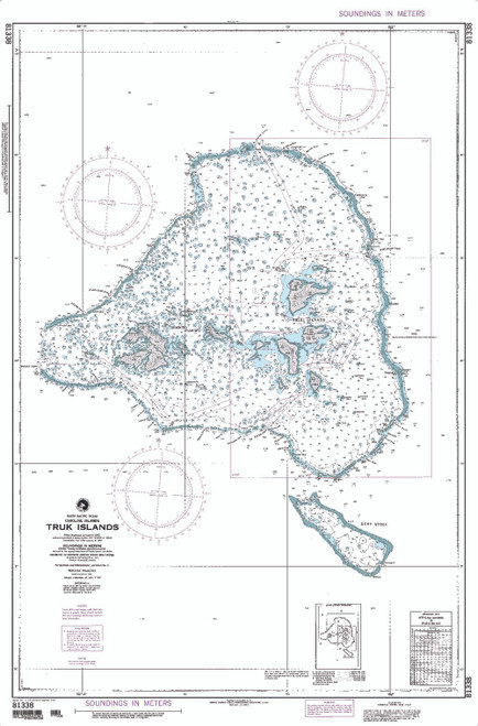 NGA Chart 81338: Truk Is. [Caroline Islands]