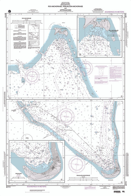 NGA Chart 81711: Roi Anchorage Kwajalein Anchorage and Approaches