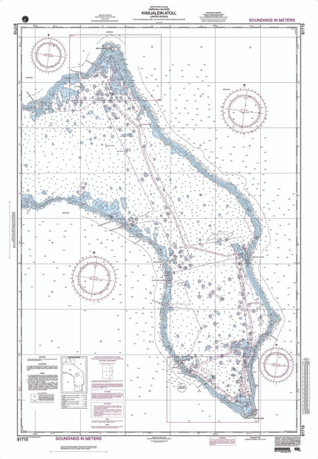 NGA Chart 81715: Kwajalein Atoll