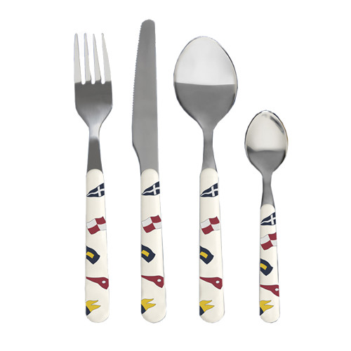 Marine Business Cutlery Stainless Steel Premium - REGATA - Set of 24 [12025]