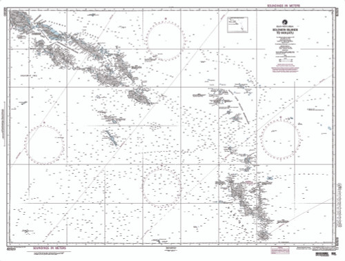 NGA Chart 82020: Solomon Is to Vanuatu (New Hebrides)