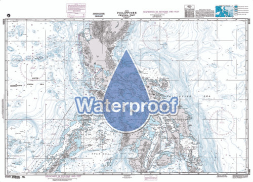 Waterproof NGA Chart 91005: Philippines Central Part