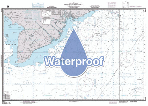 Waterproof NGA Chart 93020: Mui Ong Thay to Mui Ke Ga