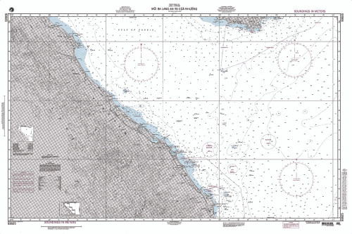 NGA Chart 93025: Mui Ba Lang An to Cua Nhuong Vietnam