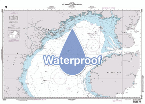 Waterproof NGA Chart 93032: Cua Nhuong to Leizhou Bandao
