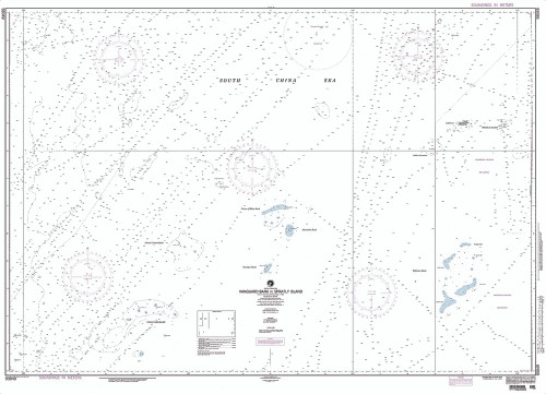 NGA Chart 93049: Vanguard Bank to Spratly Island