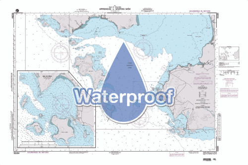 Waterproof NGA Chart 93284: Approaches to Kampong Saom