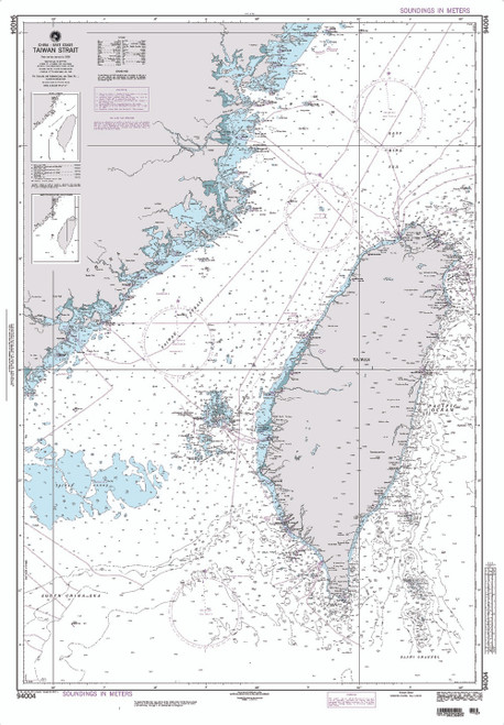 NGA Chart 94004: Tawain Strait