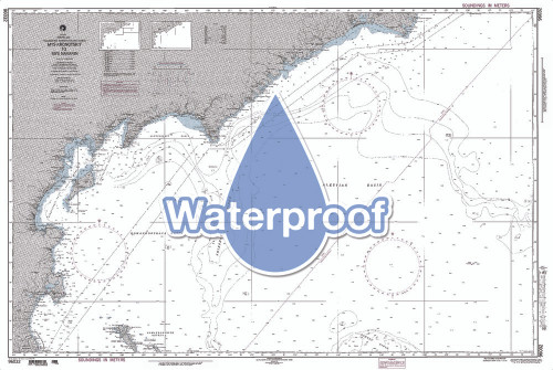 Waterproof NGA Chart 96032: Mys Kronotskiy to Mys Navarin