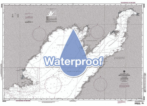Waterproof NGA Chart 96460: Zaliv Shelikhova