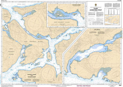 CHS Chart 3564: Plans - Johnstone Strait